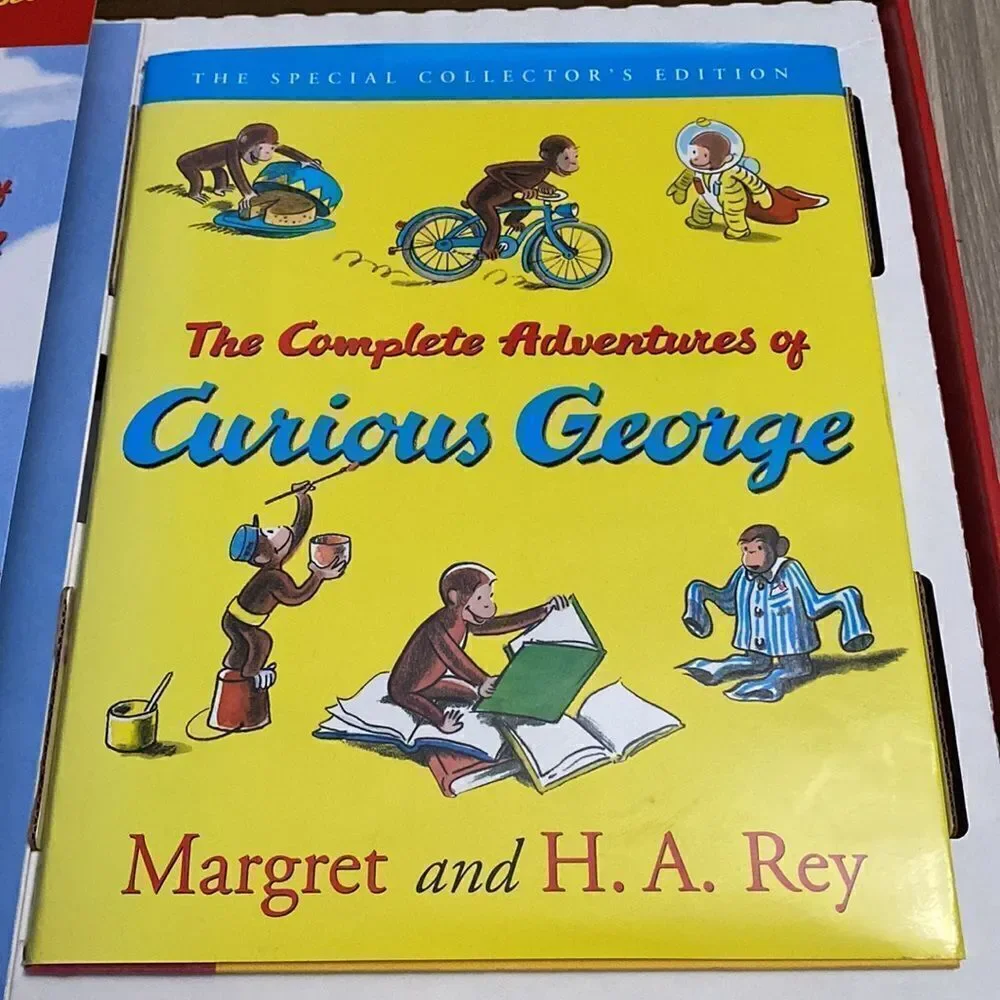Curious George the little monkey man with the yellow hat Adventures Deluxe set